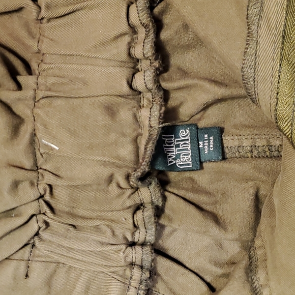 Wild Fable Cargo Style Mini Skirt Color Olive Size Medium NWT - Picture 5 of 6